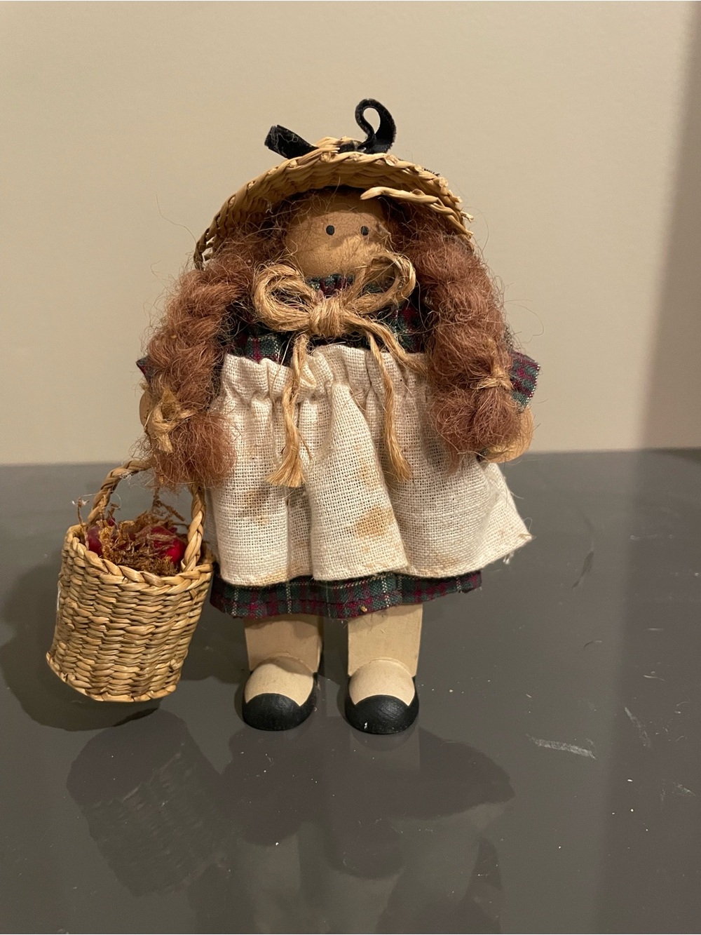 Handmade folk art doll